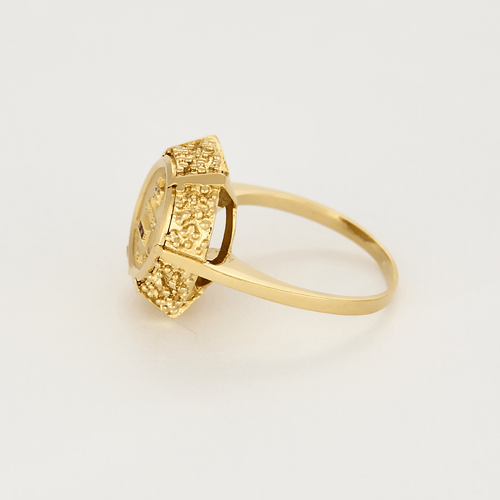 Bague 56 Augis - Bague sentimentale en or jaune 58 Facettes DV11852-3-56-3