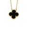 Collier Van Cleef & Arpels - Vintage Alhambra - Collier en or jaune et onyx 58 Facettes DV0830-26
