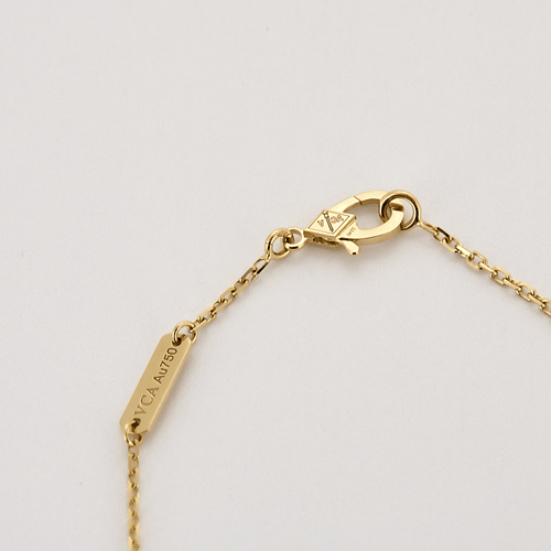 Collier Van Cleef & Arpels - Vintage Alhambra - Collier en or jaune et onyx 58 Facettes DV0830-26