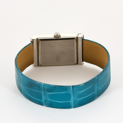 Montre BOUCHERON - Reflet - Montre en acier à boitier rectangulaire à mouvement quartz 58 Facettes DV18772-1