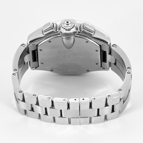 Montre CARTIER - Roadster Chronographe - Montre en acier à boitier tonneau à mouvement automatique 58 Facettes DV19392-1