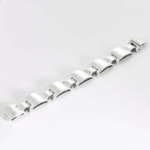 Bracelet HERMES - Luna Park -  Bracelet en argent. VIntage 58 Facettes DV19818-1