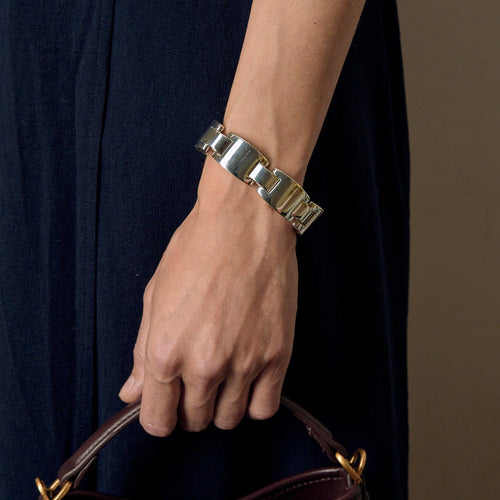 Bracelet HERMES - Luna Park -  Bracelet en argent. VIntage 58 Facettes DV19818-1