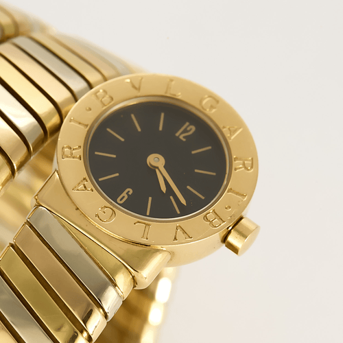 Montre BVLGARI - Montre Serpenti Tubogas - Montre trois ors à boitier rond à mouvement quartz 58 Facettes DV19769-7