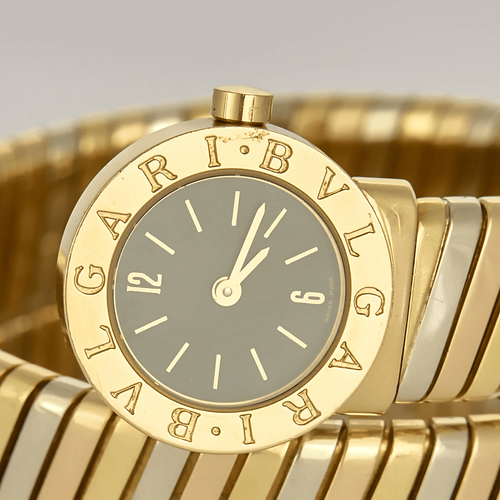 Montre BVLGARI - Montre Serpenti Tubogas - Montre trois ors à boitier rond à mouvement quartz 58 Facettes DV19769-7