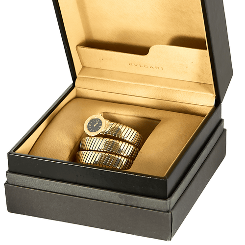 Montre BVLGARI - Montre Serpenti Tubogas - Montre trois ors à boitier rond à mouvement quartz 58 Facettes DV19769-7