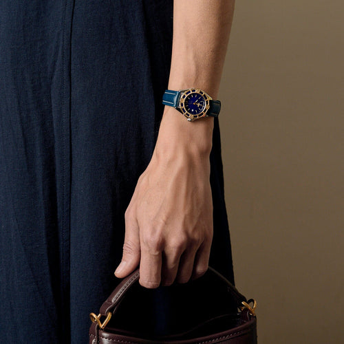 Montre BREITLING - Lady J - Montre en acier à boitier rond et à mouvement quartz 58 Facettes DV18903-2