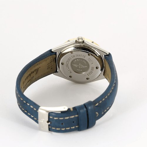 Montre BREITLING - Lady J - Montre en acier à boitier rond et à mouvement quartz 58 Facettes DV18903-2