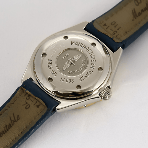 Montre BREITLING - Lady J - Montre en acier à boitier rond et à mouvement quartz 58 Facettes DV18903-2