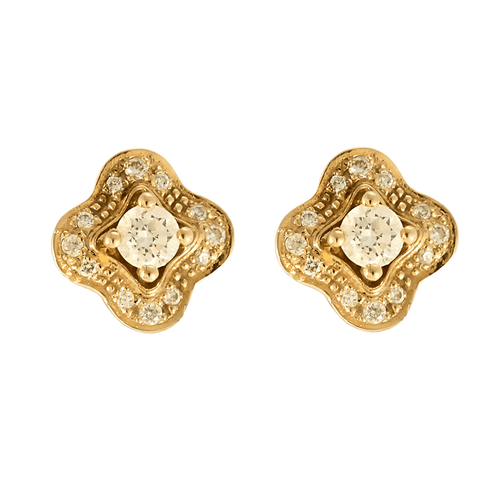 Boucles d'oreilles MAUBOUSSIN- Boucles d'oreilles Chance of Love en or rose et diamants 58 Facettes DV8536-6