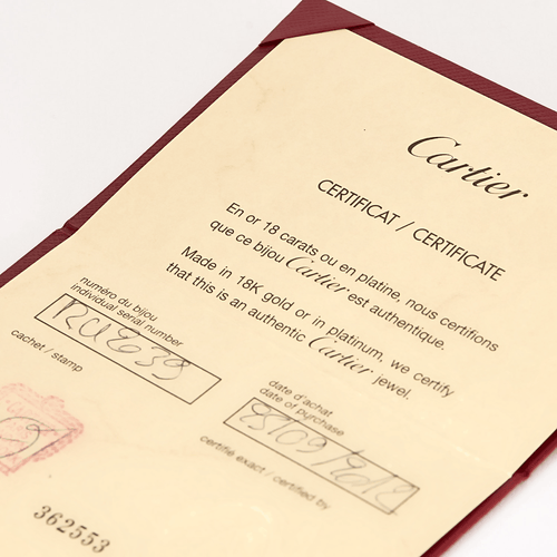 Bague 49 CARTIER - ETINCELLE - Alliance américaine en or blanc et diamants 58 Facettes DV18908-3-49-2