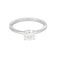 Bague 54 Bague solitaire en or gris 14K et diamant 58 Facettes DDV20161-2