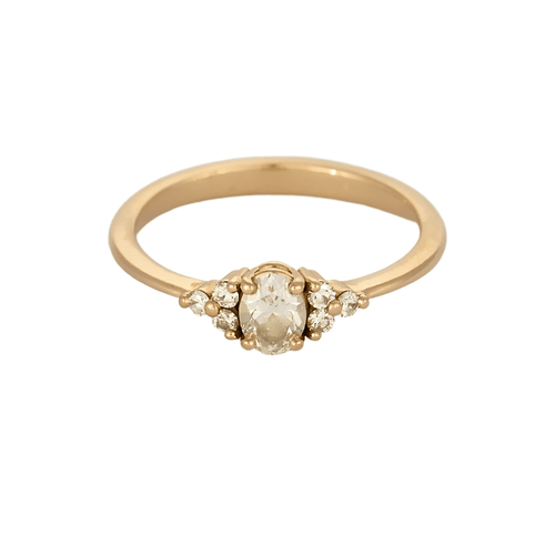 Bague 52 LEILA Buecher - Julie S  - Bague en or jaune et diamants 58 Facettes DV20506-1