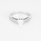 Bague 48 Mauboussin- Tu es le Sel de ma vie N°5 - Bague solitaire en or gris et diamants 58 Facettes DV13879-1