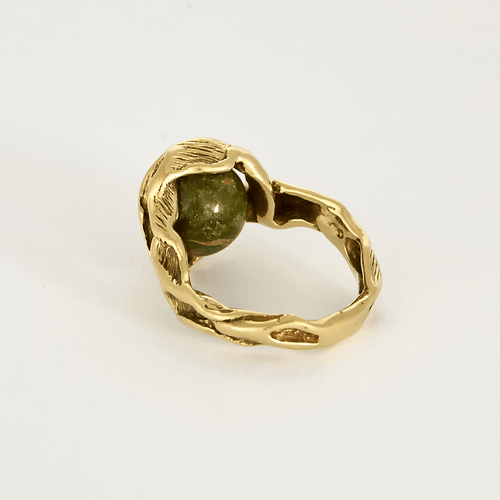 Bague 50 Gilbert Albert - Bague en or jaune et billes interchangeables 58 Facettes DV19649-2-50-2