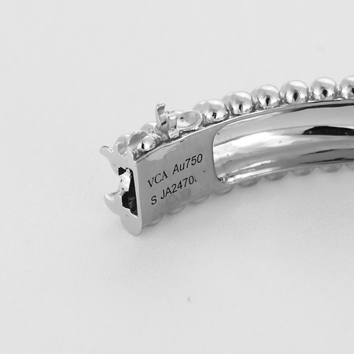 VAN CLEEF & ARPELS - Perlée - Bracelet en or blanc 58 Facettes DV4391-1