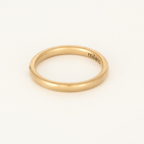 Bague 53 POMELLATO - Lucciole - Alliance en or rose et rubis 58 Facettes DV3020-28-53-2