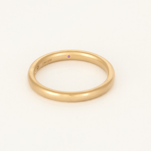 Bague 53 POMELLATO - Lucciole - Alliance en or rose et rubis 58 Facettes DV3020-28-53-2