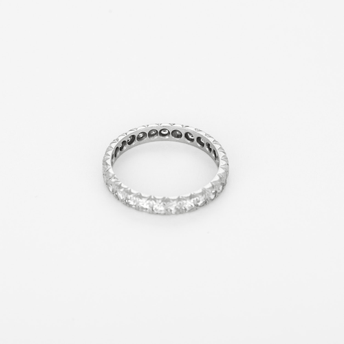 Bague 50 Alliance américaine en platine, diamants : 1,35 carat 58 Facettes DV0176-7