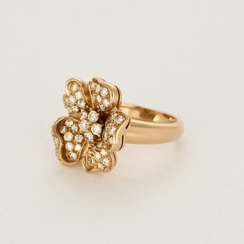 Bague 53 Leo Pizzo - Flora - Bague en or rose et diamants 58 Facettes DV20701-2-53-2