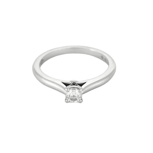 Bague 49 Cartier Solitaire 1895- Bague en platine et diamant 0.20 carat 58 Facettes DV20651-2
