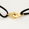 Bracelet DINH VAN Menottes R10 - Bracelet sur cordon et menottes en or jaune 58 Facettes DV20584-3