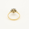 Bague 51 Bague "Fleur" en or jaune et or gris, diamant et saphir 58 Facettes DDV19270-4