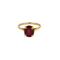 Bague 53 Bague en or jaune et tourmaline rose 58 Facettes DV4845-10