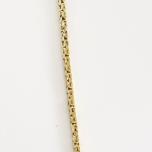 Collier Sautoir en or jaune, fine maille byzantine 58 Facettes DV0766-4