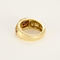 Bague 53.5 Bague jonc en or jaune saphirs de couleurs 58 Facettes DV21012-1-535-3