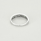 Bague 55.5 Bague jonc en or blanc, diamants et émeraudes 58 Facettes DV20084-1