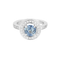 Bague 53 Bague en or gris saphir et diamants 58 Facettes DV21469-2-53-2