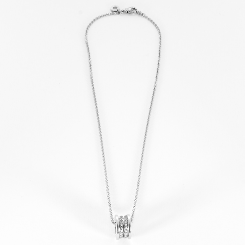 Collier Bulgari -  B.zero1 - Collier en or gris et diamants 58 Facettes DV6698-2