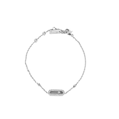 MESSIKA - Bracelet pavé Move Uno en or gris et diamants 58 Facettes DV0541-9