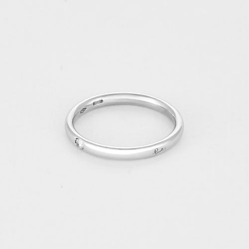 Bague 53 Pomellato - Modèle "Lucciole" Alliance en or blanc et diamant 58 Facettes DV19087-1