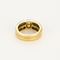 Bague 53 A. ROUVRE - Bague double anneaux en or jaune et diamants 58 Facettes DV21812-2-53-2