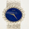 Montre PIAGET - Montre en or blanc, diamants et lapis lazuli à boitier ovale à mouvement mécanique à remontage manuel 58 Facettes DV19769-5
