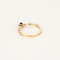 Bague 56 Fine Bague en or rose , diamants et saphir 58 Facettes DDV4732-2