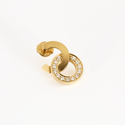 Boucles d'oreilles PIAGET - Collection Possession - Boucles d’oreilles or rose et diamants 58 Facettes DDV21136-1