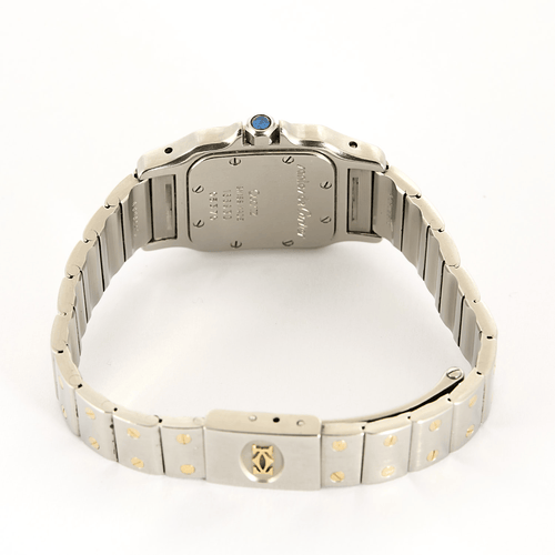 Montre CARTIER - Santos Galbée - Montre de dame en or jaune et acier 58 Facettes DV21131-1