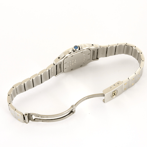 Montre CARTIER - Santos Galbée - Montre de dame en or jaune et acier 58 Facettes DV21131-1