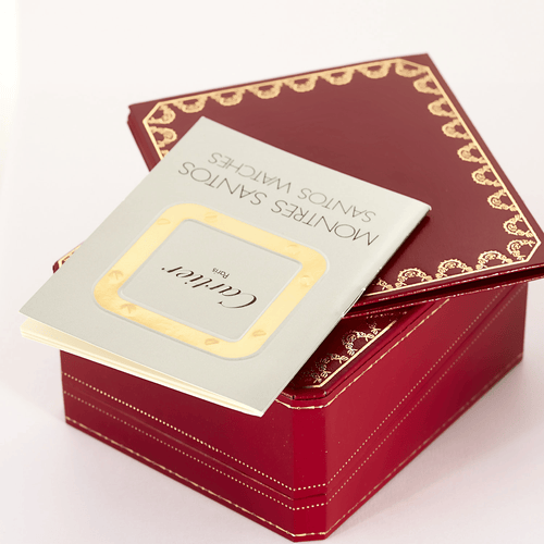 Montre CARTIER - Santos Galbée - Montre de dame en or jaune et acier 58 Facettes DV21131-1