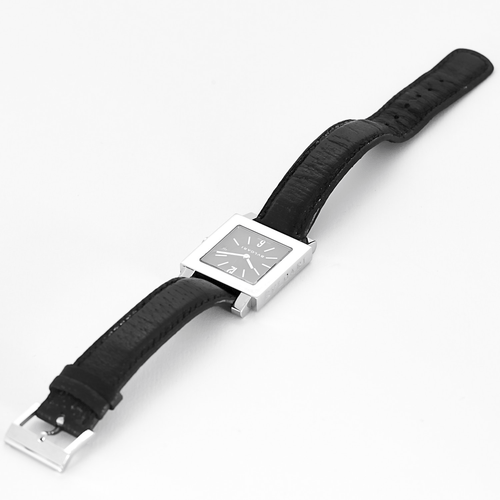 Montre BULGARI - Quadrato - Montre en acier à boitier carrée à mouvement quartz 58 Facettes DV17926-8