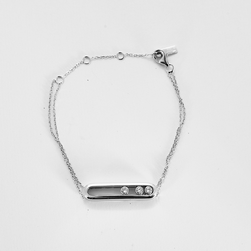 Bracelet MESSIKA – Move Classique - Bracelet en or gris et diamants 58 Facettes DV20023-3