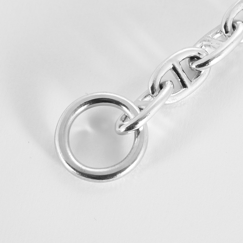 Bracelet HERMES -"Chaine d'ancre" Moyen modèle. Bracelet en argent 58 Facettes DV20023-1