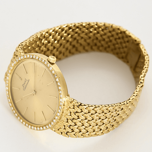 Montre PIAGET - Montre en or jaune à boitier rond à mouvement automatique 58 Facettes DV17952-1