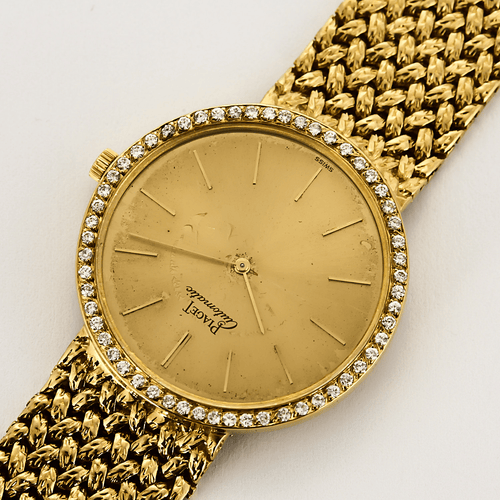 Montre PIAGET - Montre en or jaune à boitier rond à mouvement automatique 58 Facettes DV17952-1