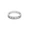 Bague 50 Alliance en or gris et diamants taille ancienne 58 Facettes DV18419-1