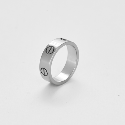 Bague 51 CARTIER – LOVE – Modèle Classique. Alliance en or gris 58 Facettes DV20023-2