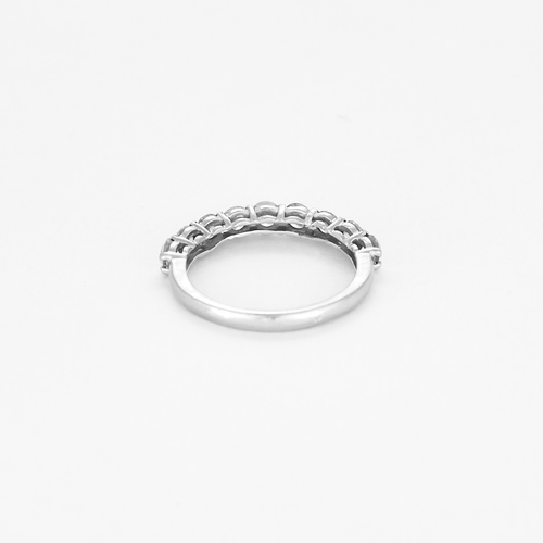 Bague 51 Demie Alliance en platine et diamants 58 Facettes DV14603-3